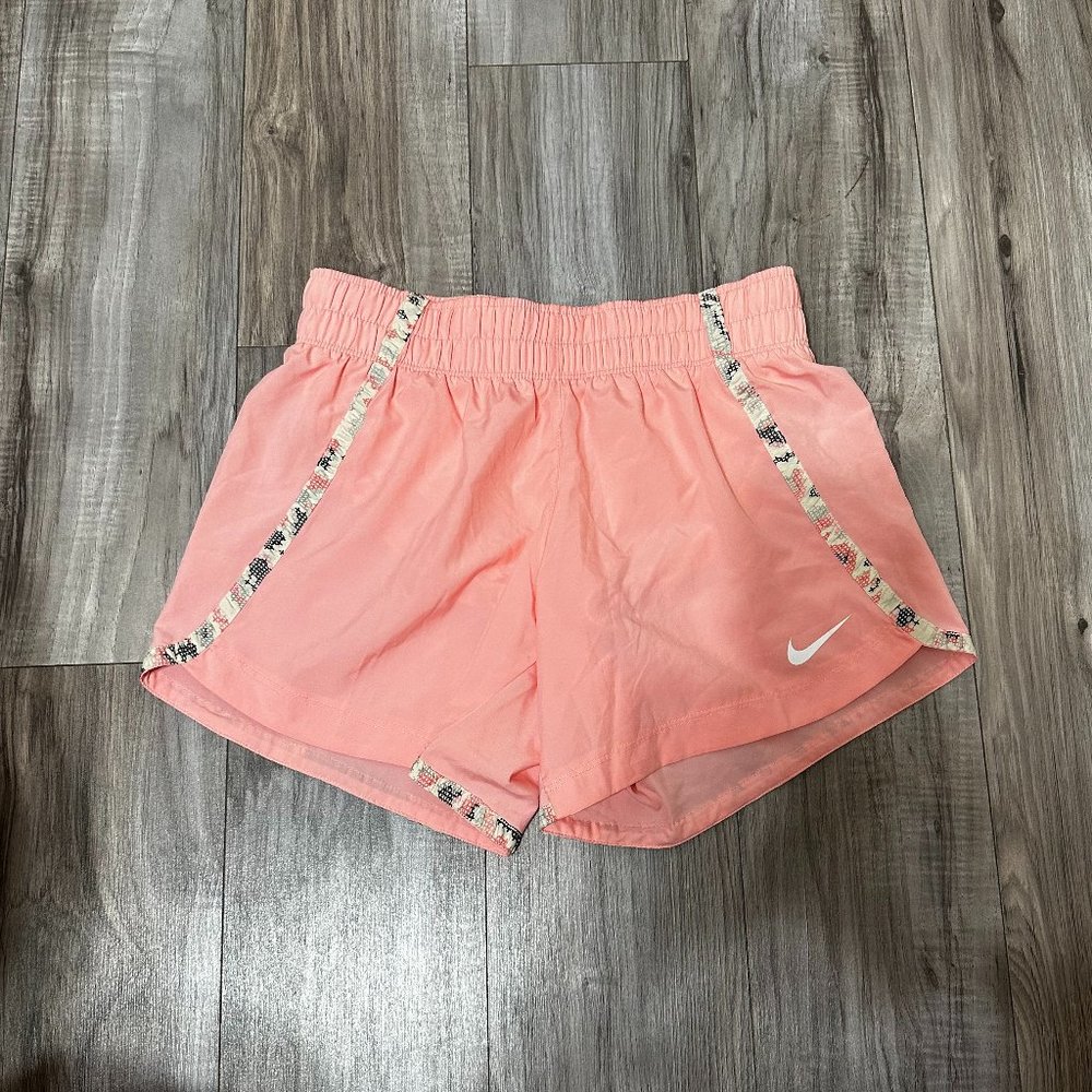 Nike Girl's DRI-FIT Running Shorts Pink Size XL